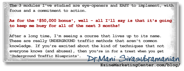 Testimonial From Dr. Mani