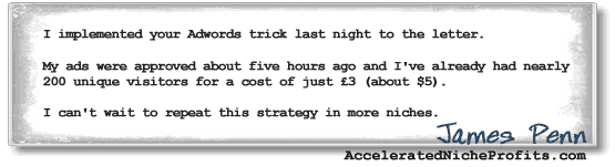 Testimonial From James Penn